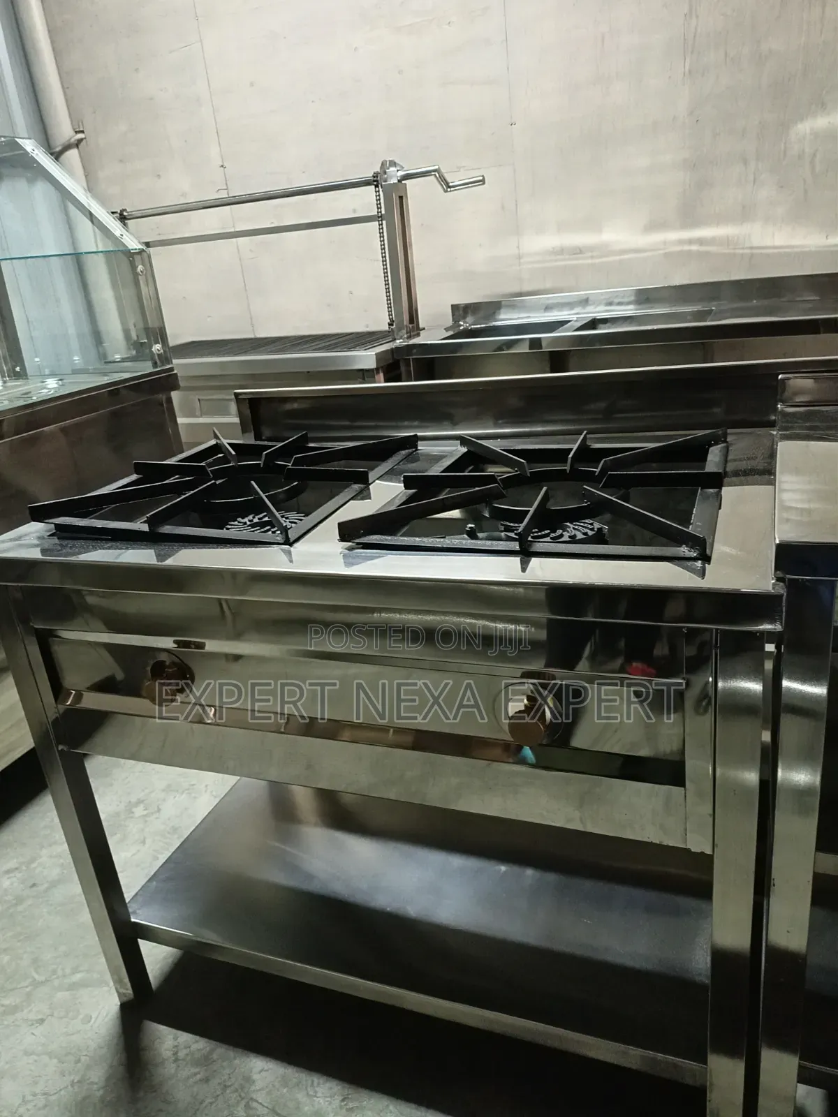 Stainless Steel Two Burner
