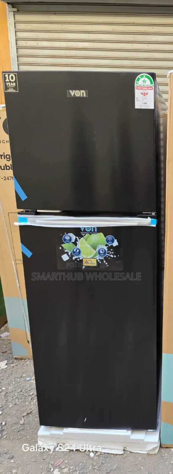 Von 334 Litres No Frost Double Door Refrigerator