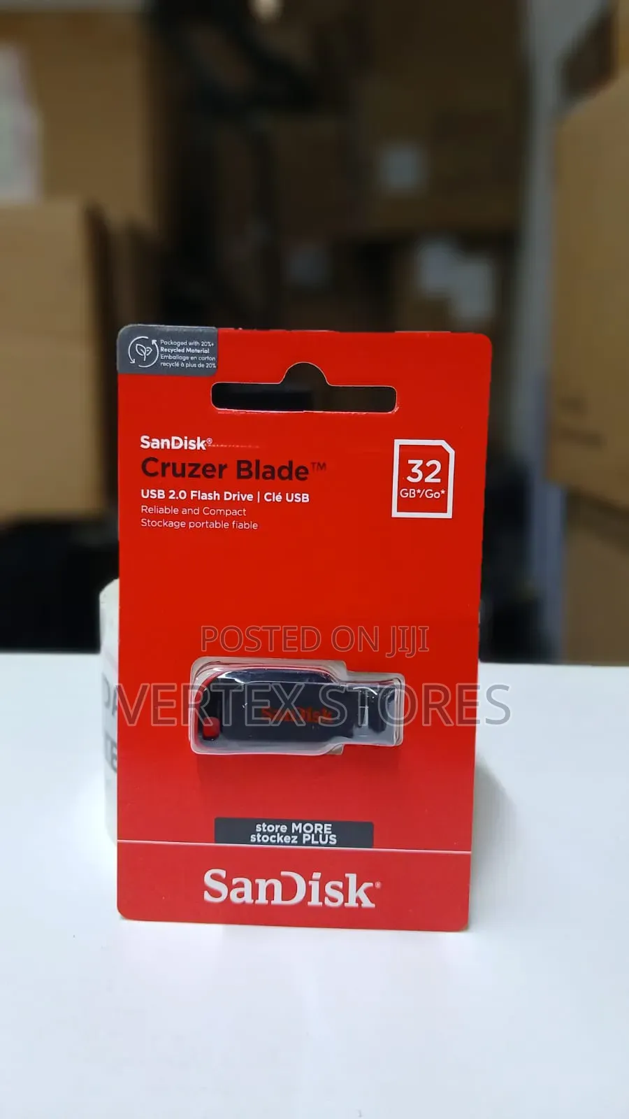 Sandisk Cruzer Blade 32 Gb USB Flash Drive 2.0