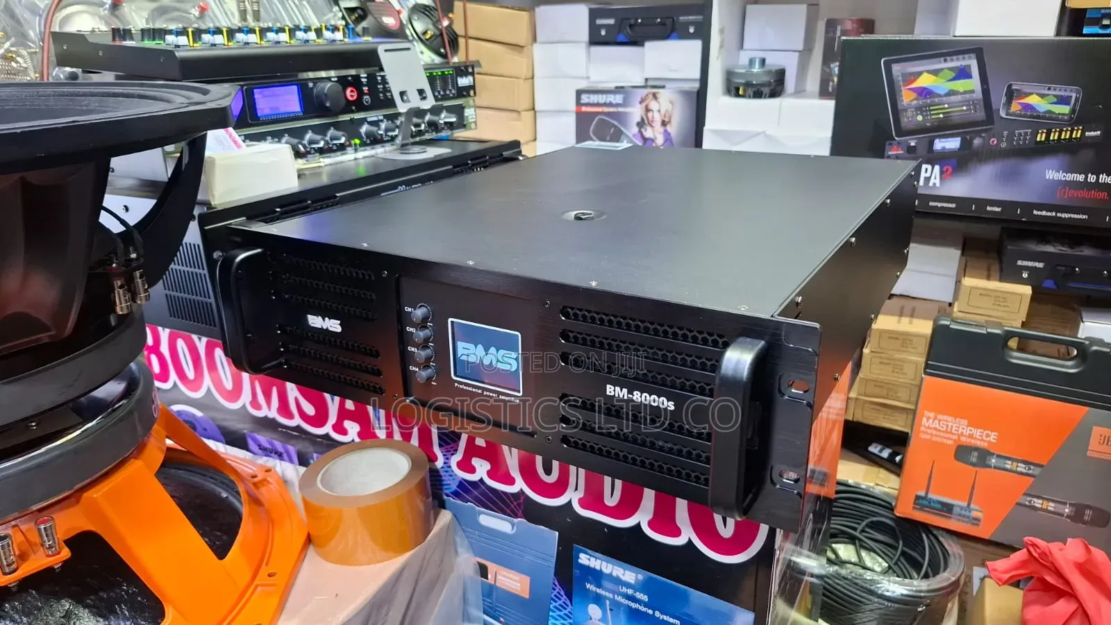 BMS 8000s 4channel 8000watts Professional Power Amplifier