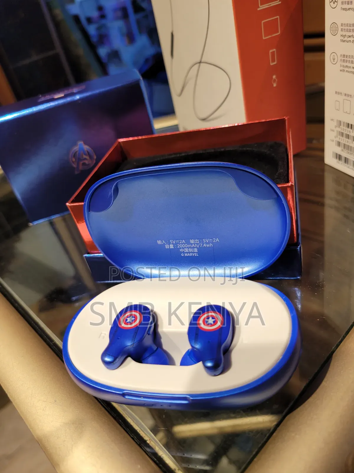 Captain America Premium Bluetooth Earbuds