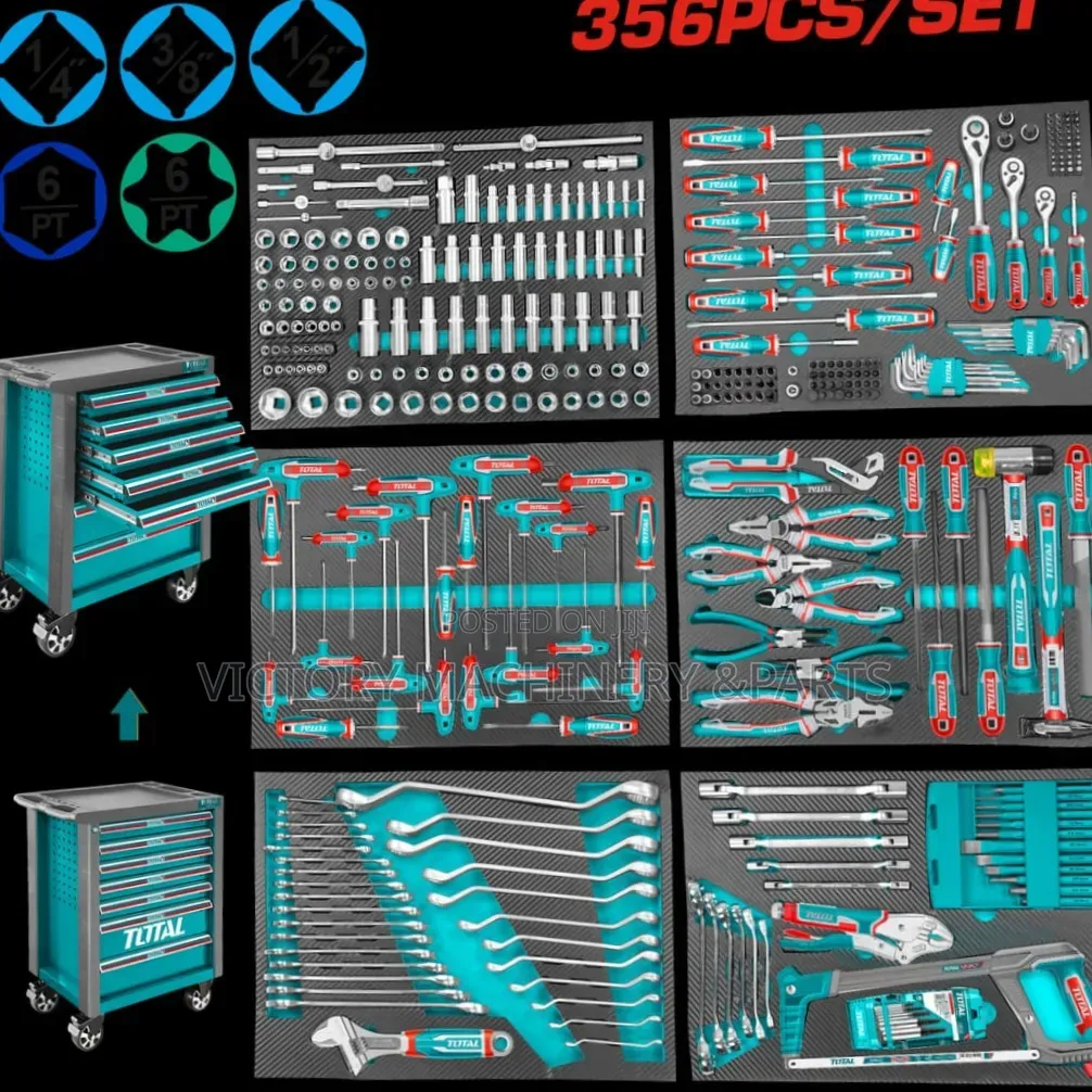 TOTAL 356-Piece Tool Chest Set – THPTCS73561