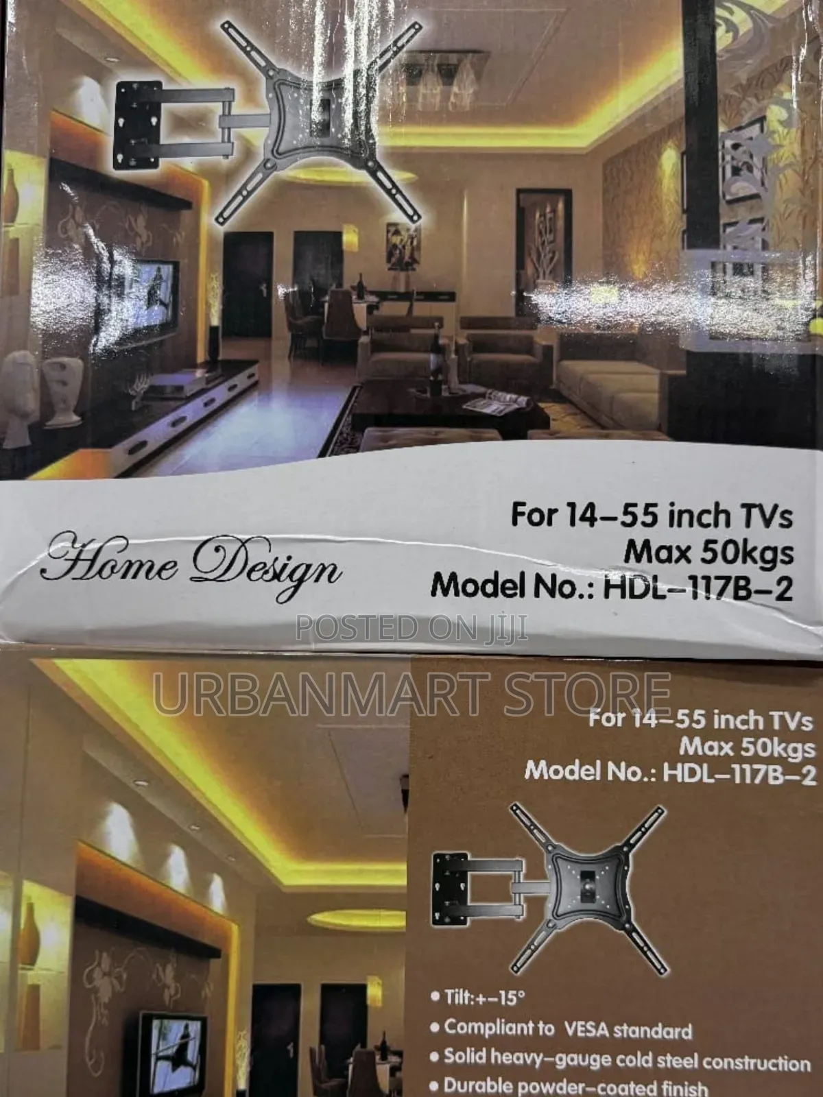 SH-117B Adjustable TV Wall Mount 14–55"