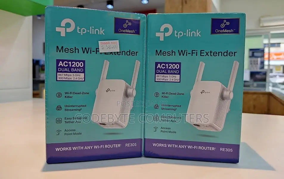 RE305 AC1200 Mesh Wi-Fi Range Extender