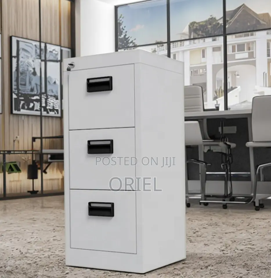3-Drawer Office Storage Cabinet : File Storage Cabinet