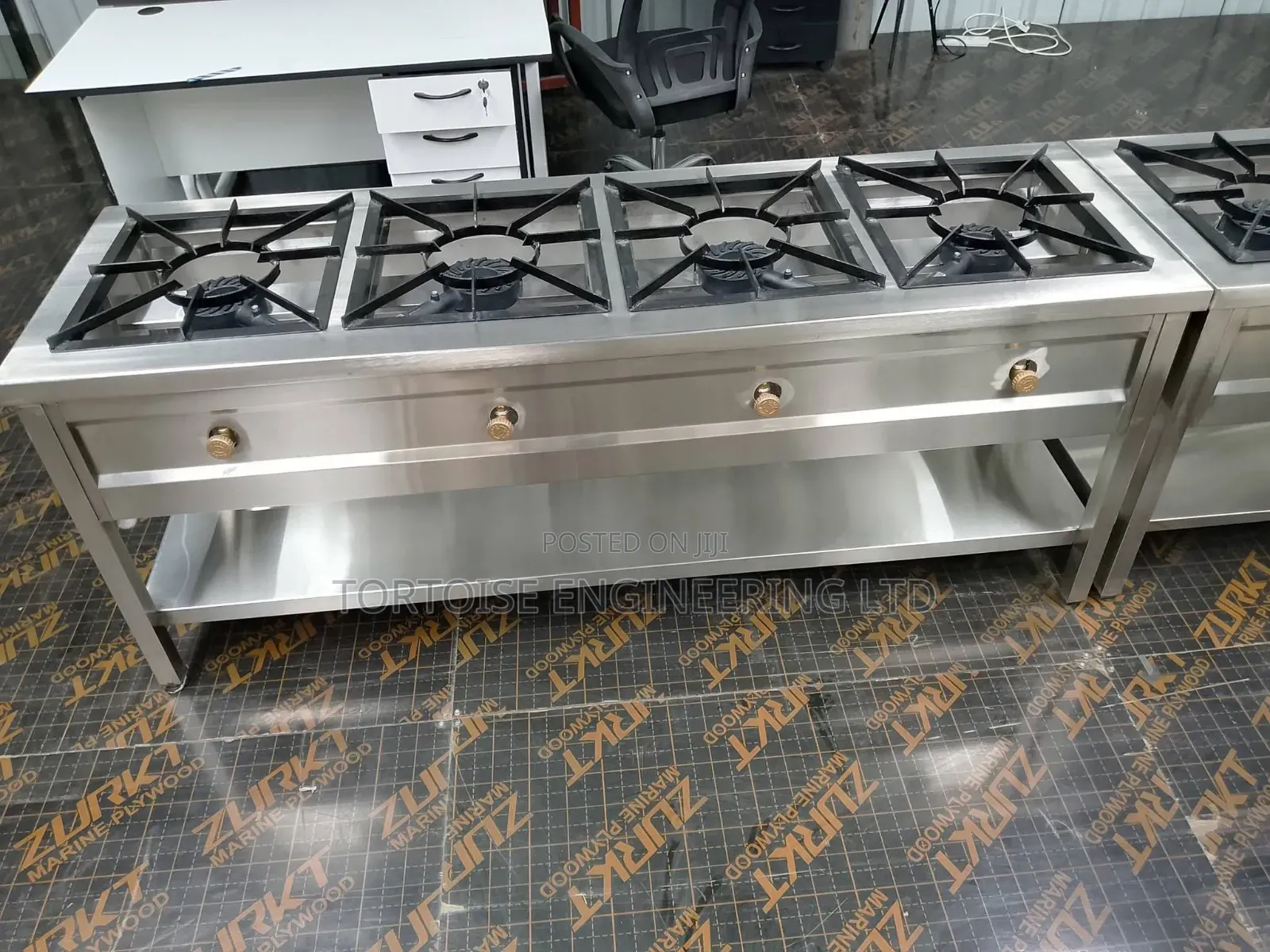 Stainless Steel 4 Gas Burner High Pressure