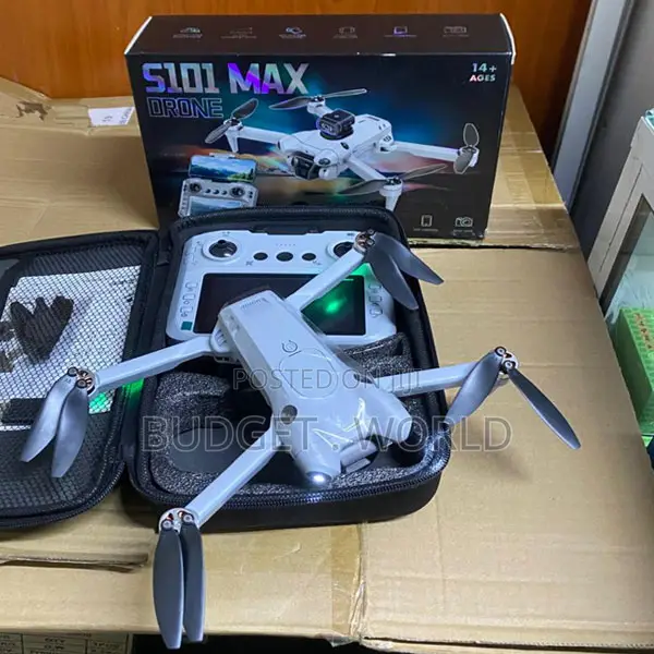 Foldable, Portable Design S101 MAX Brushless Drone HD Dual Camera