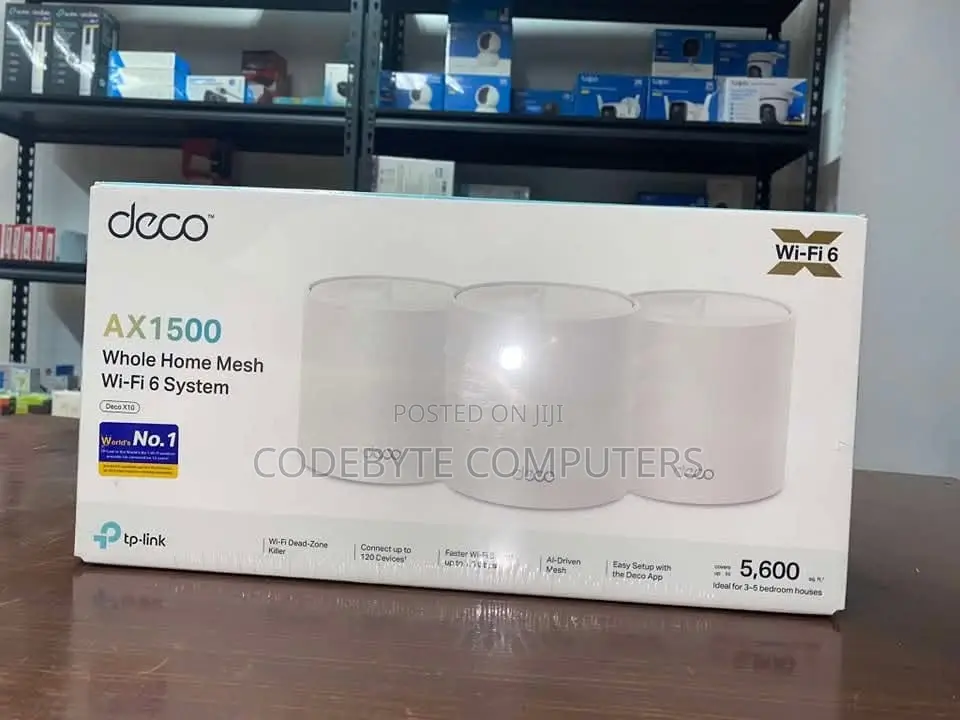 TP-Link Deco X10 AX1500 Whole Home Mesh Wi-Fi 6 System (3 Pack)
