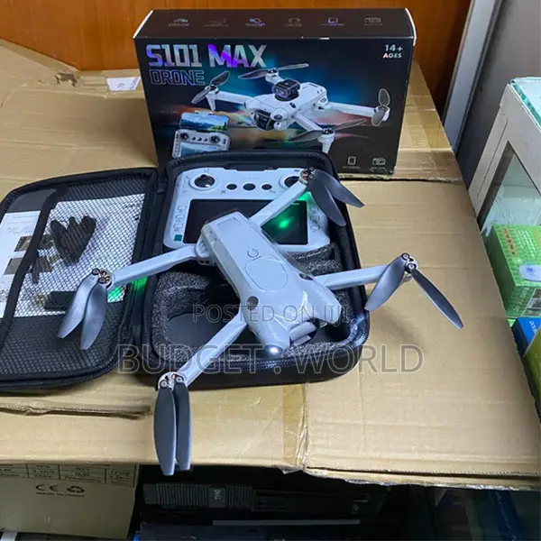 4.3-Inch S101 Foldable Ready-to-Fly Brushless Drone – HD Dual Cam