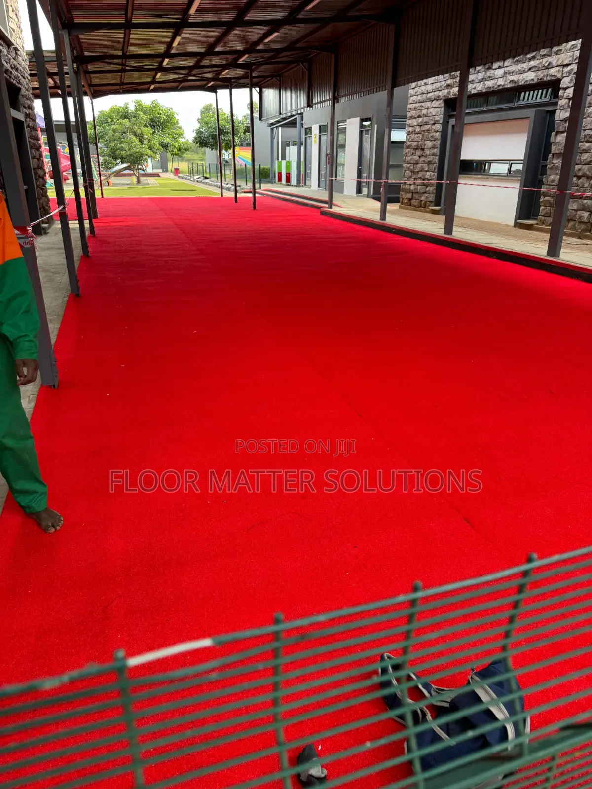 Red Artificial Grass Carpet