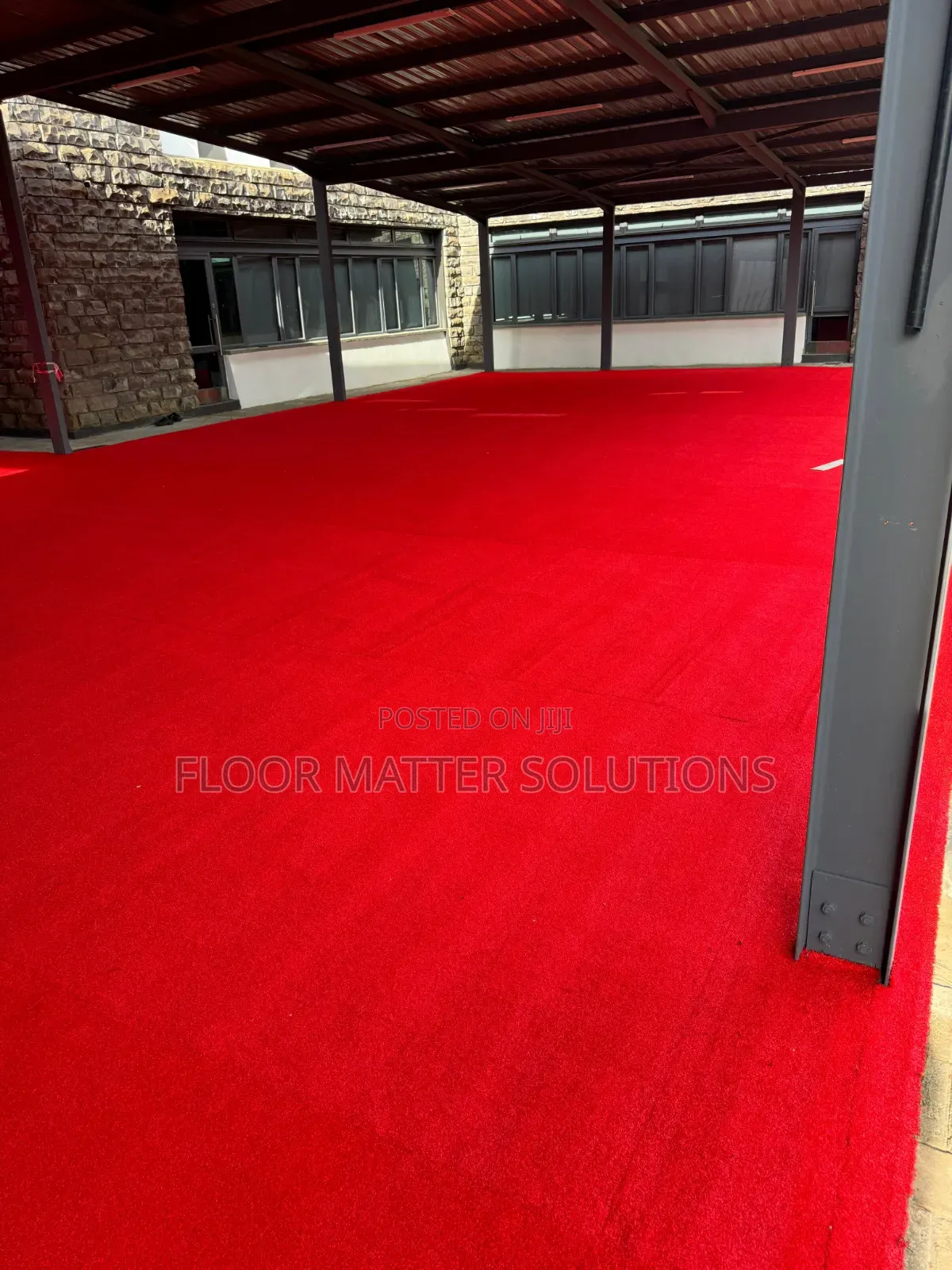 Red Artificial Grass Carpet