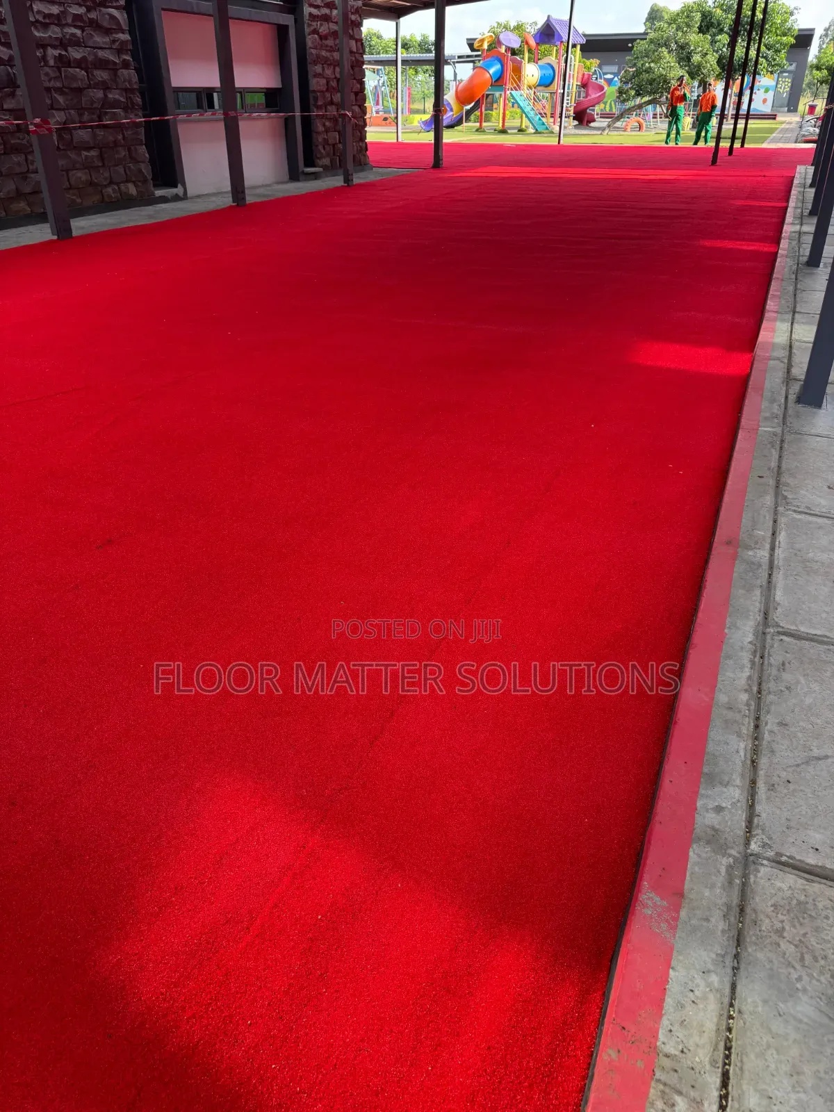 Red Artificial Grass Carpet