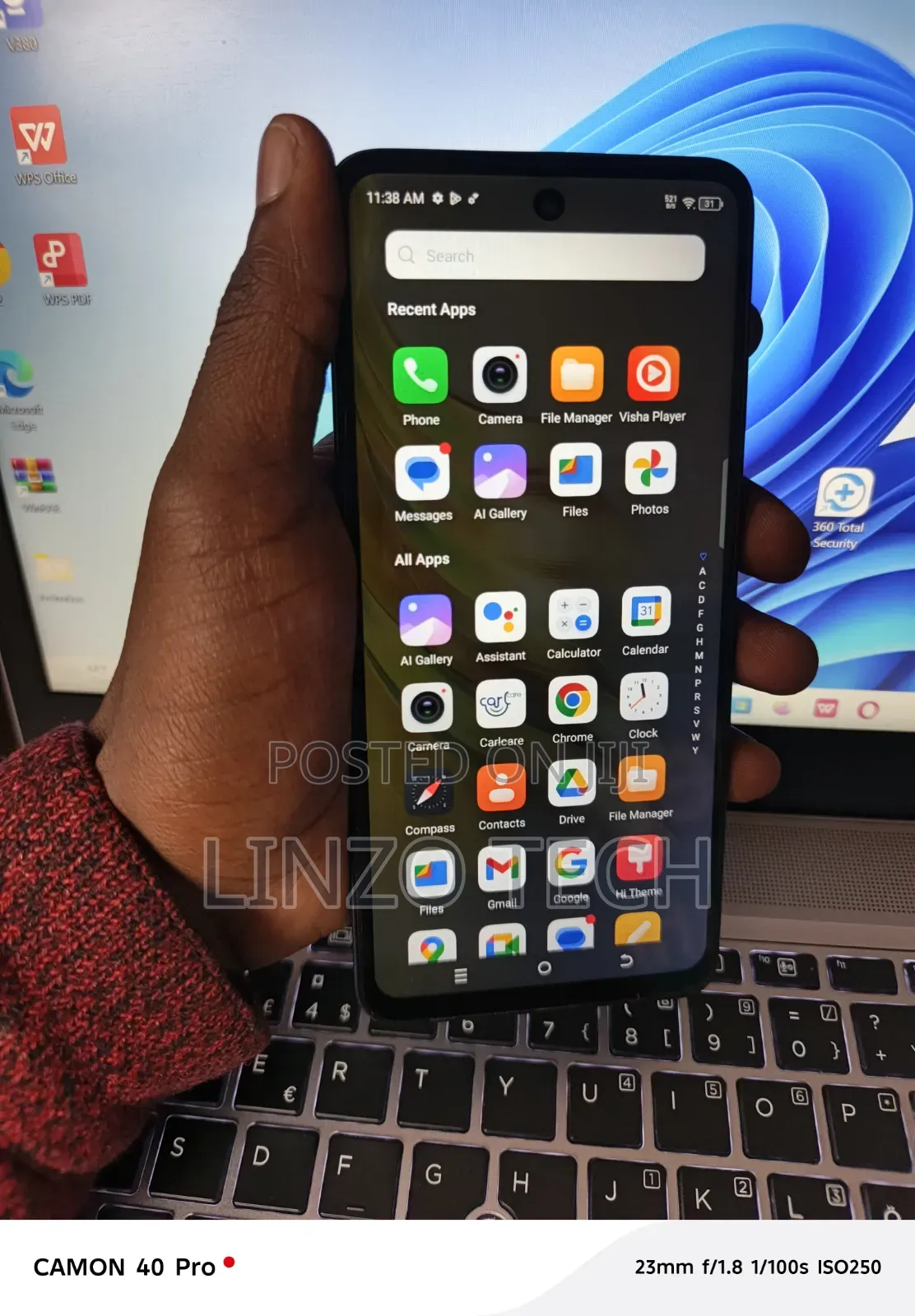 Tecno Spark 20 128 GB Black