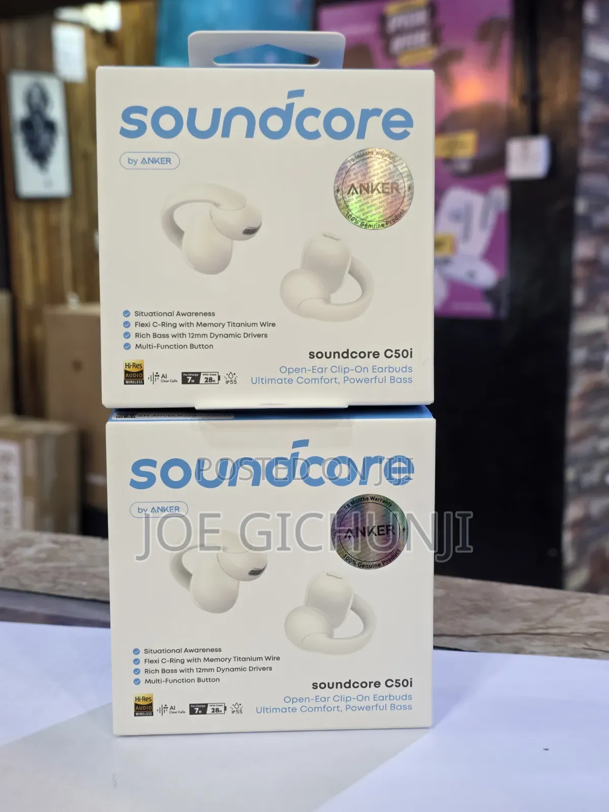 Anker Soundcore C50i Open-Ear Clip-on Earbuds