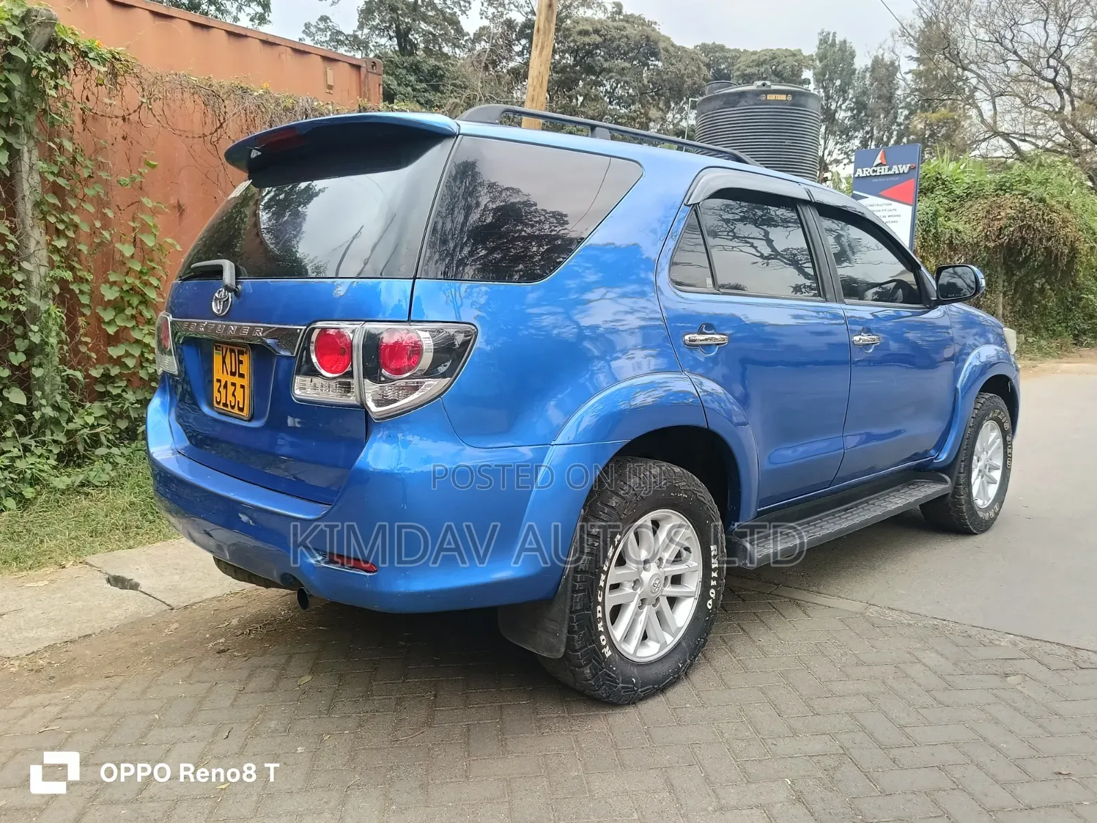 Toyota Fortuner 2012 Blue