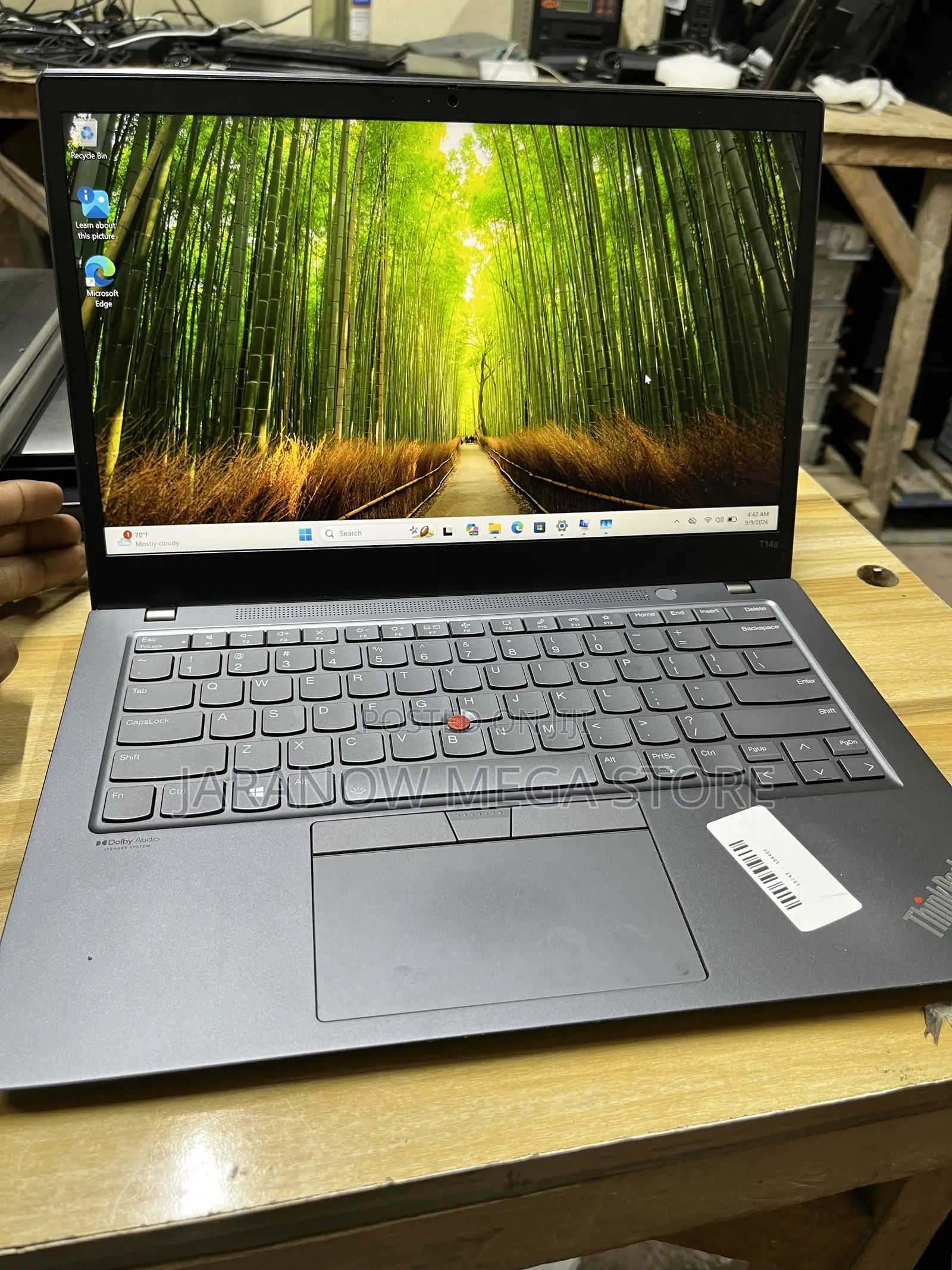 Laptop Lenovo ThinkPad T14s Gen 2 8GB Intel Core i5 SSD 256GB