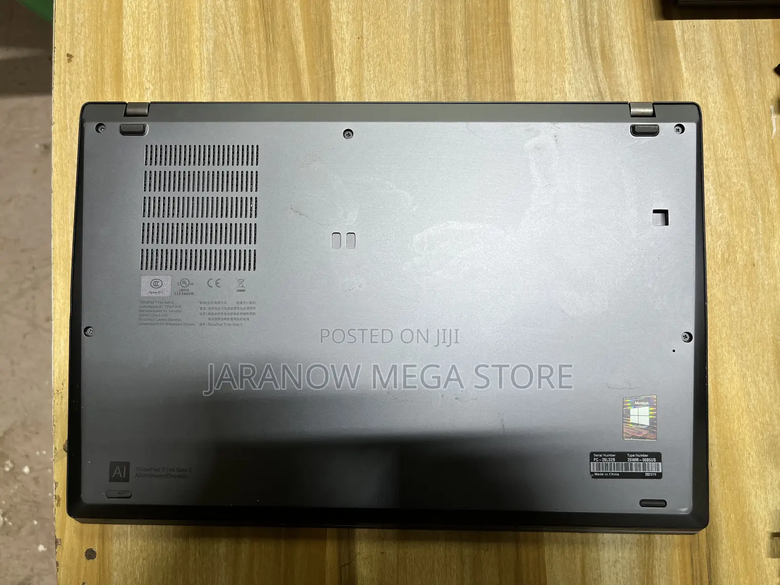 Laptop Lenovo ThinkPad T14s Gen 2 8GB Intel Core i5 SSD 256GB