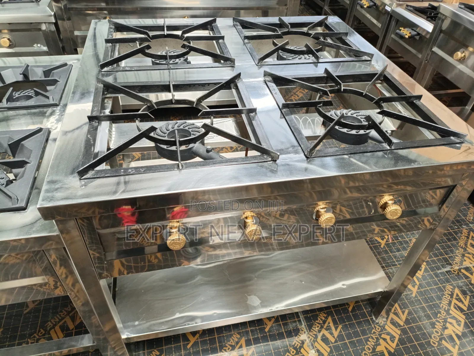 Four Burner Commercial Cooker