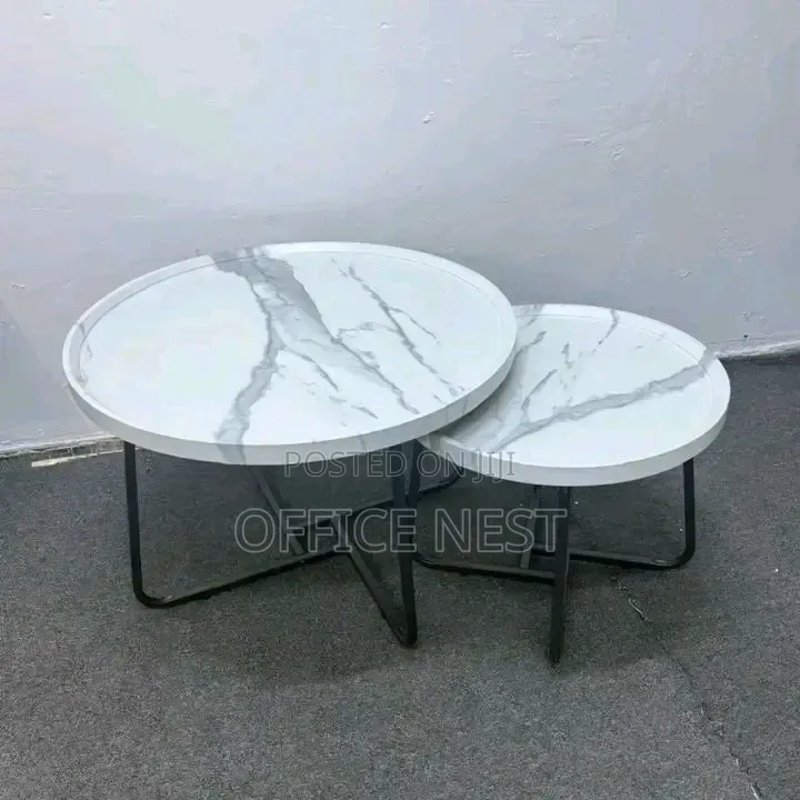 Modern Round Nesting Coffee Table Set