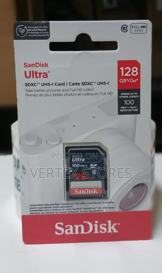Sandisk Ultra 128gb SDXC Memory Card