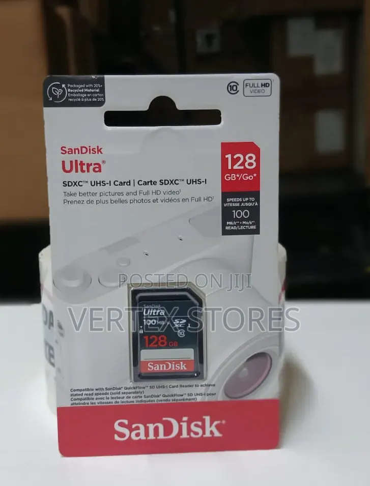 Sandisk Ultra 128gb SDXC Memory Card