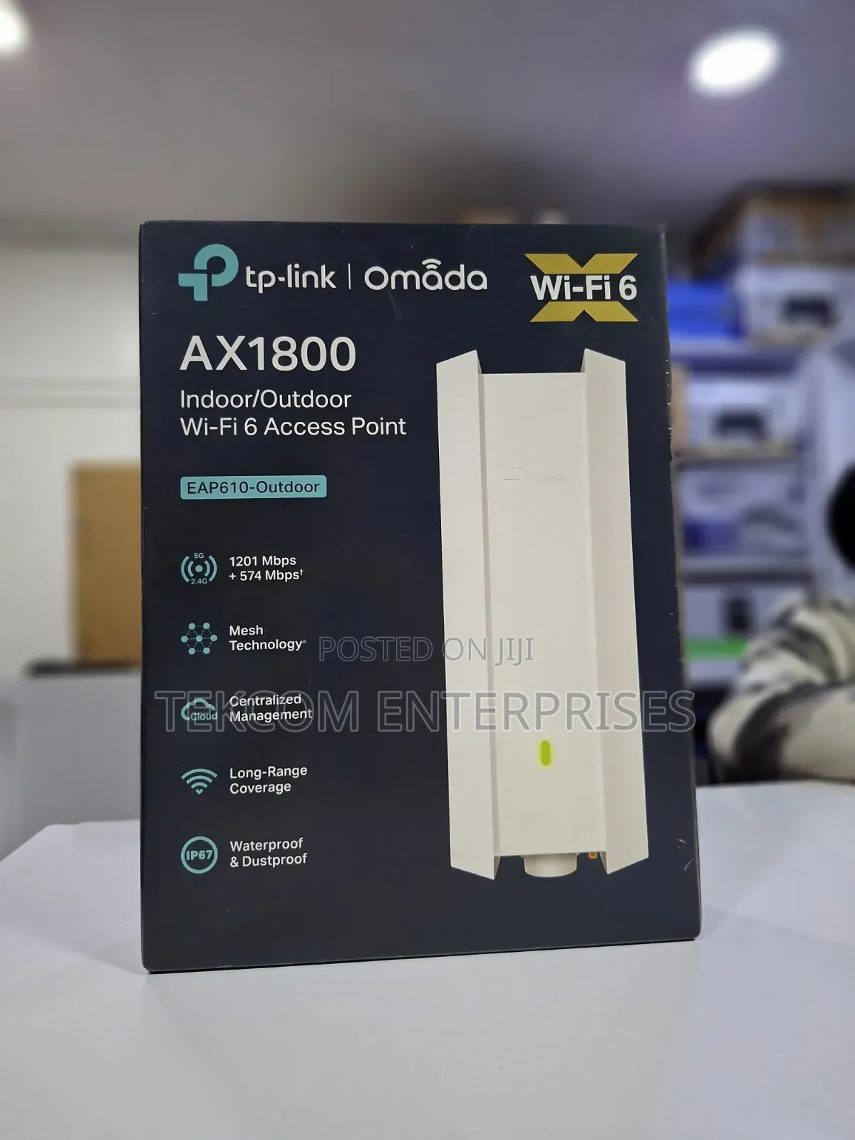 TP-Link Eap610-Outdoor Ax1800 Wireless Dual-Band Access Point.