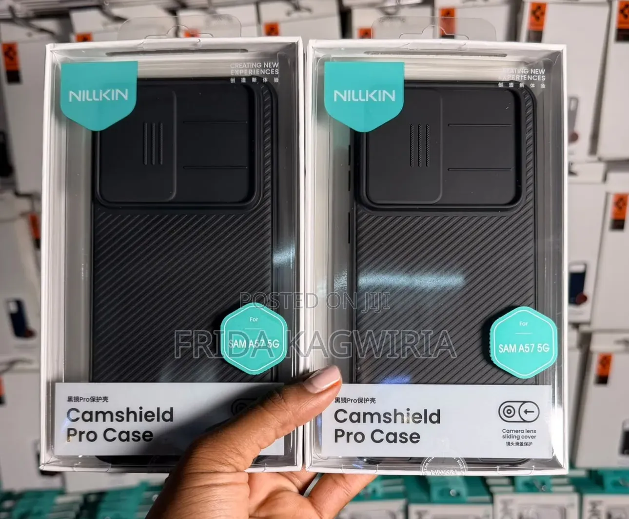 Camshield Frosted Nilkin Case for Samsung A57