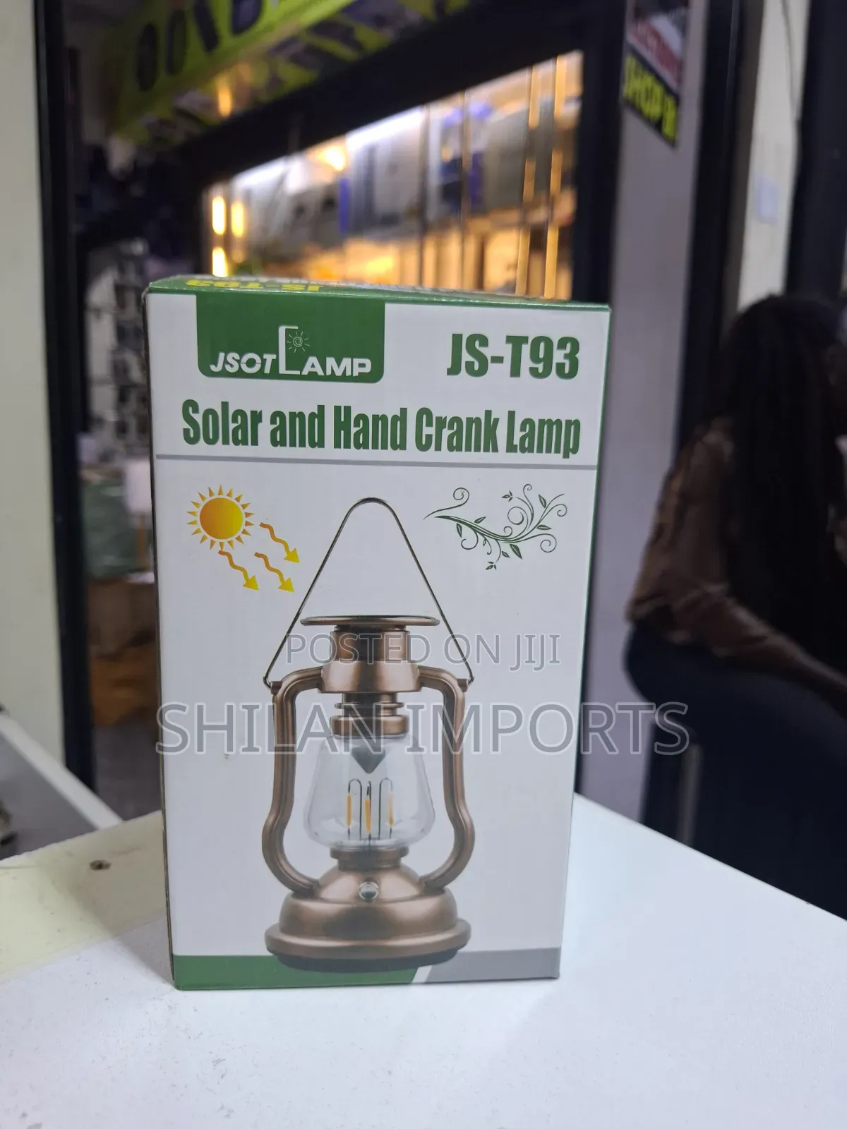 Hand Crank Lamp