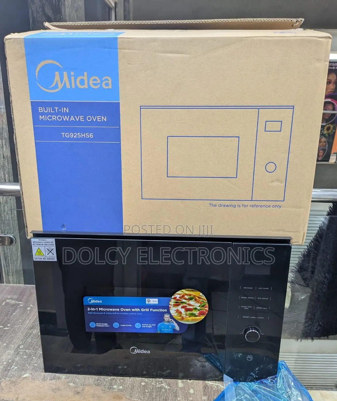 Midea 25L 900W Built in Microwave TG925HS6