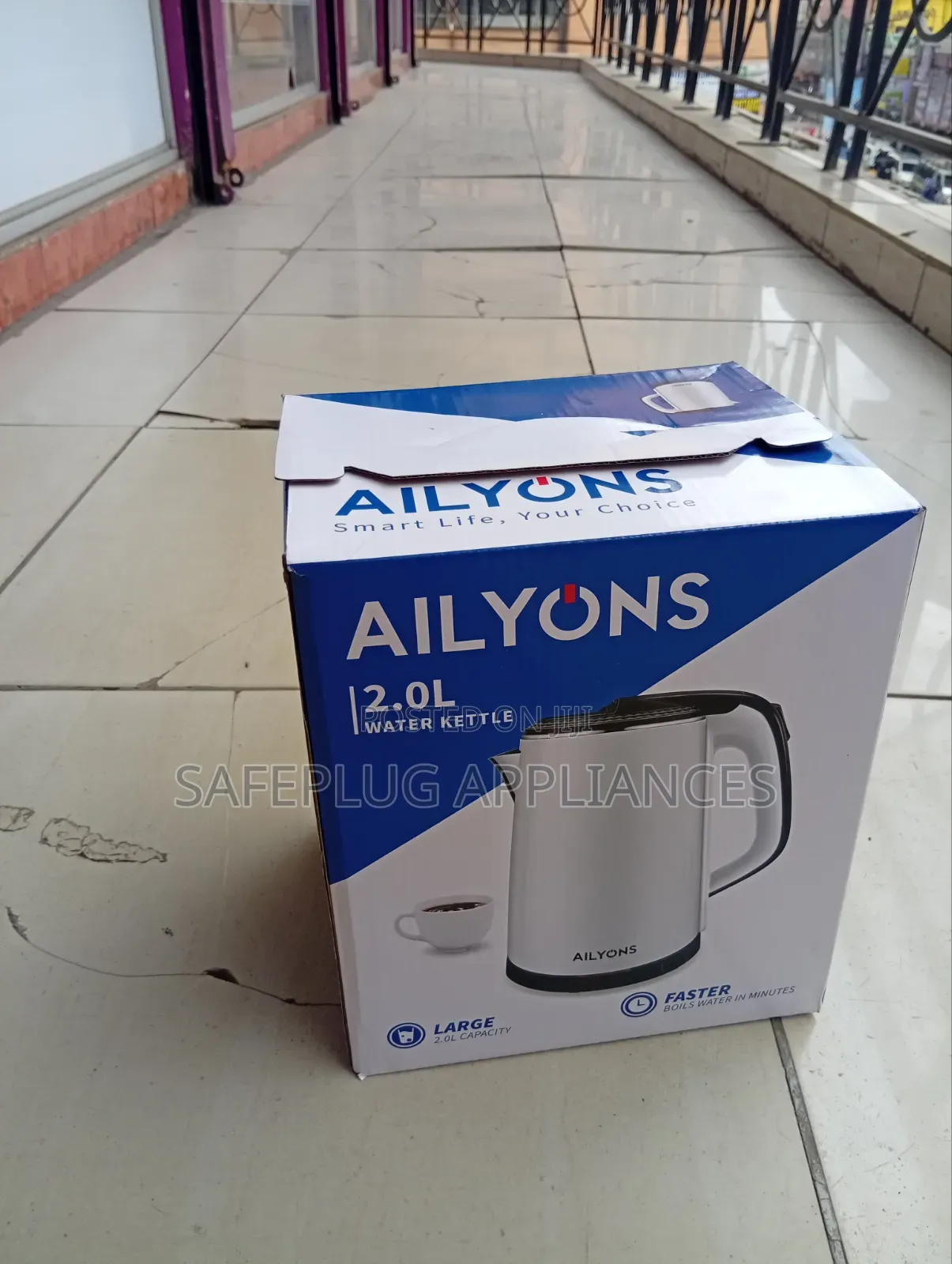 AILYONS 2L Stainless Steel Electric Water Kettle
