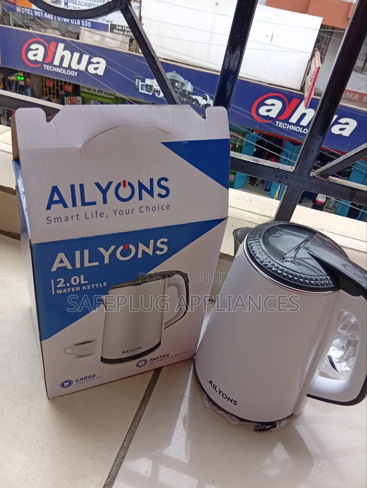 AILYONS 2L Stainless Steel Electric Water Kettle
