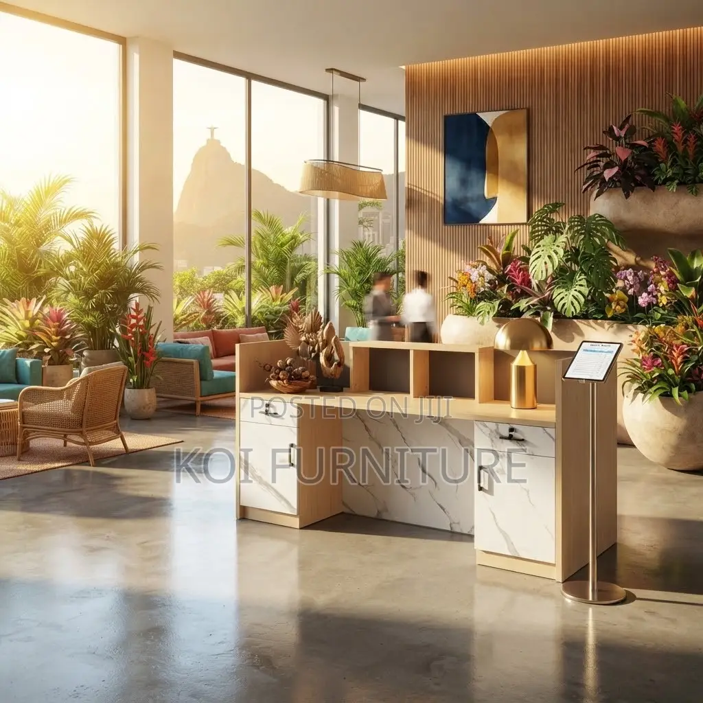 Reception Desk;1.8 Meter Front Lavish Execution Reception Table