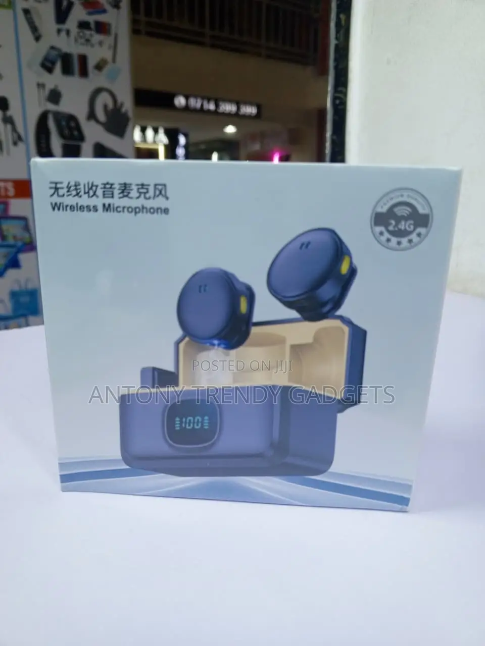 Dual Wireless Clip on Microphone for TikTok YouTube and Vlogging
