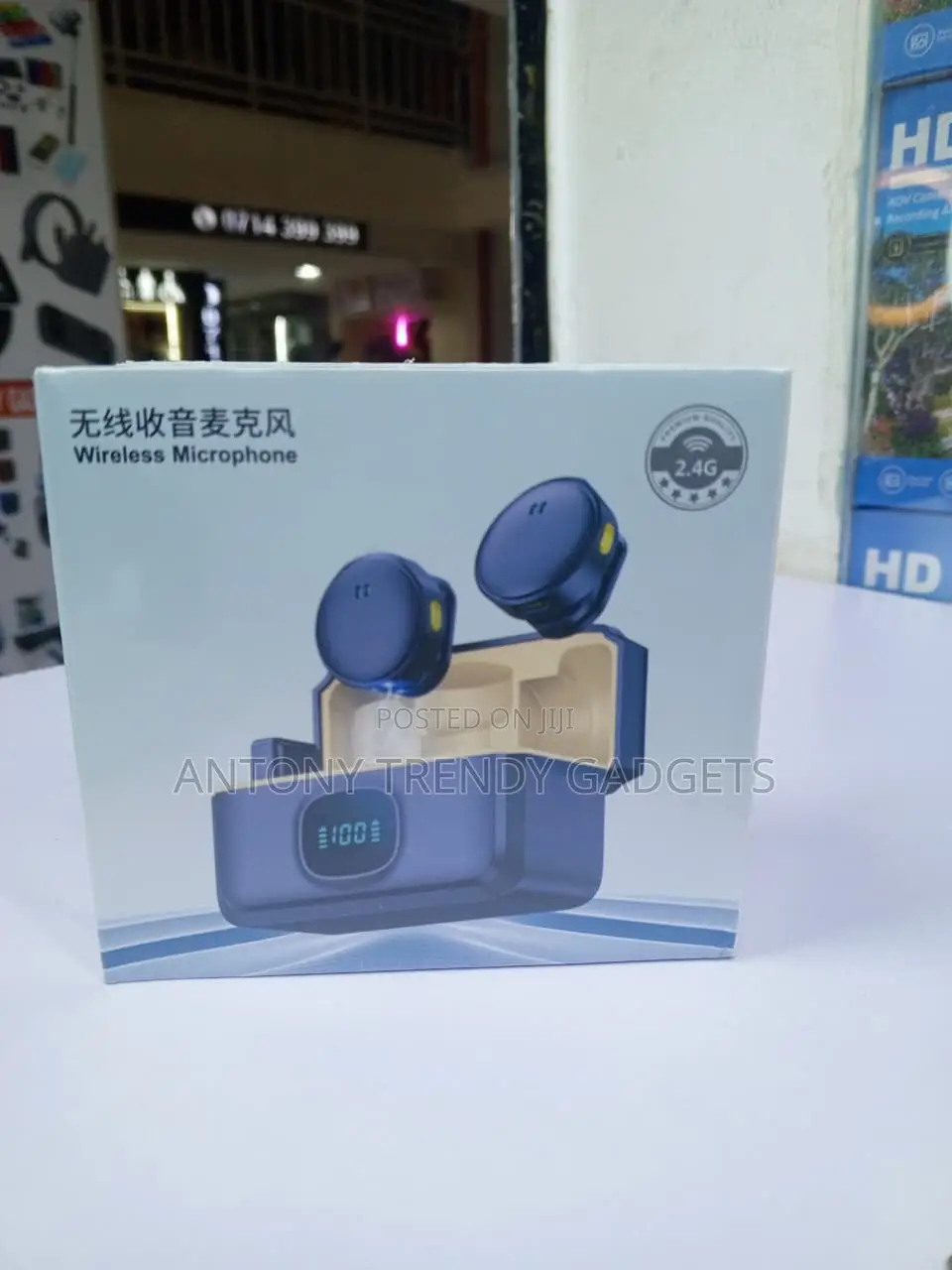 Dual Wireless Clip on Microphone for TikTok YouTube and Vlogging