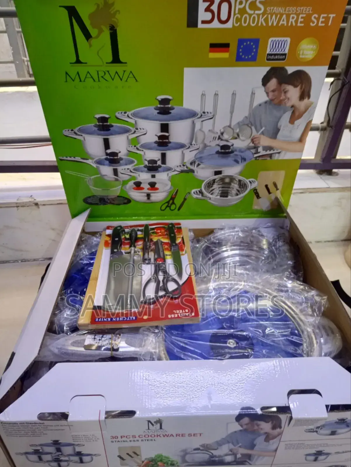 Marwa German Longlife 30Pcs Cookware Set