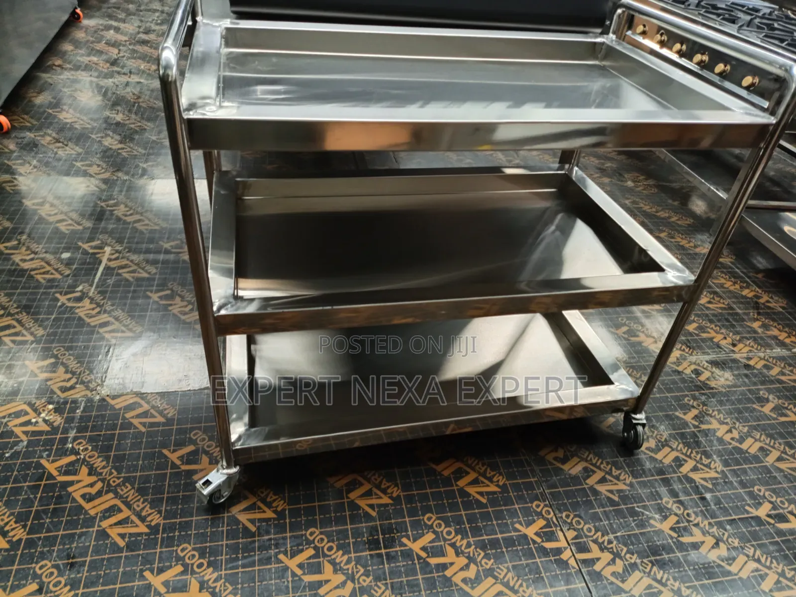 Three Tier Food Trolley