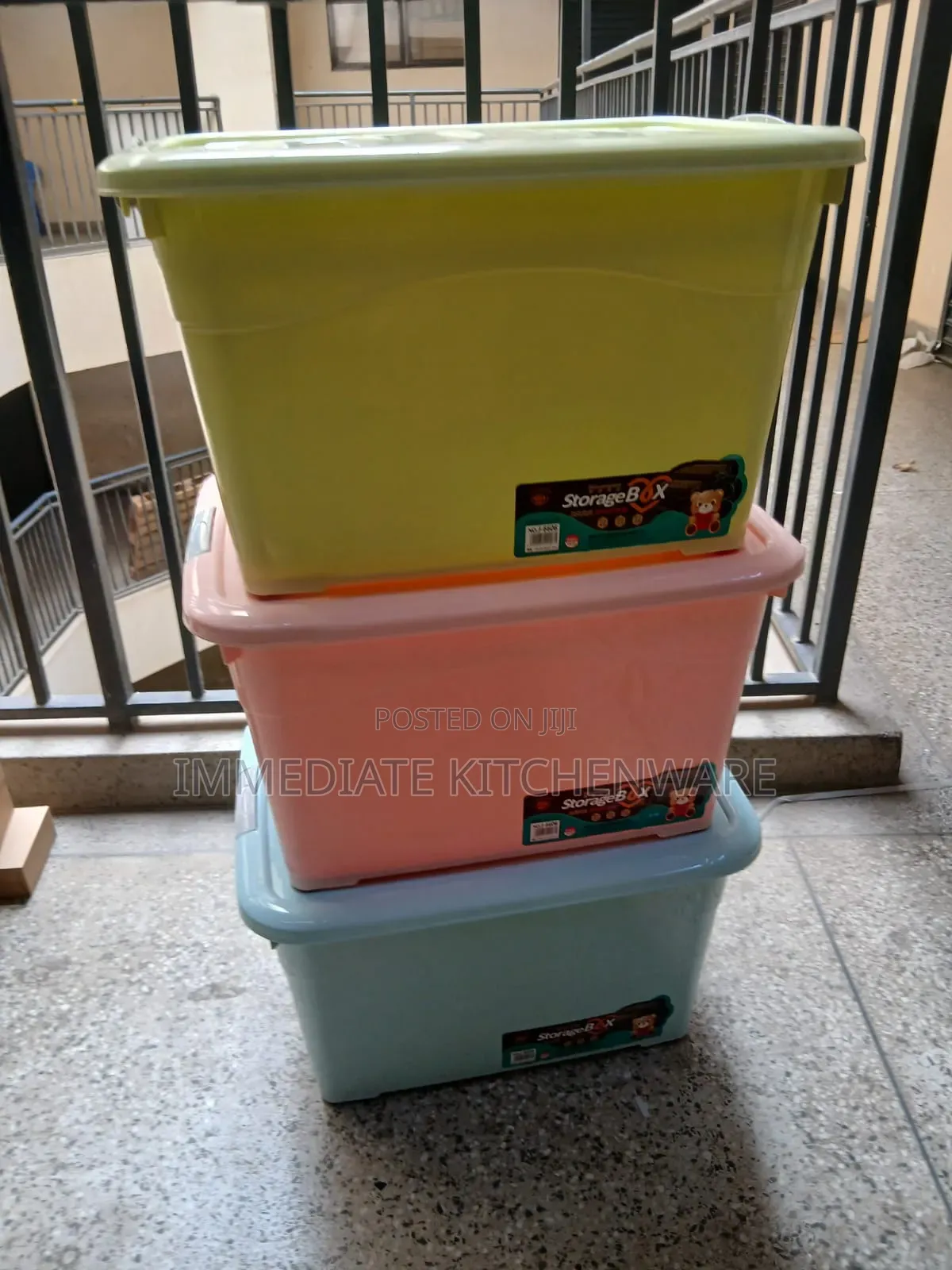 Stackable Storage Box With Wheels