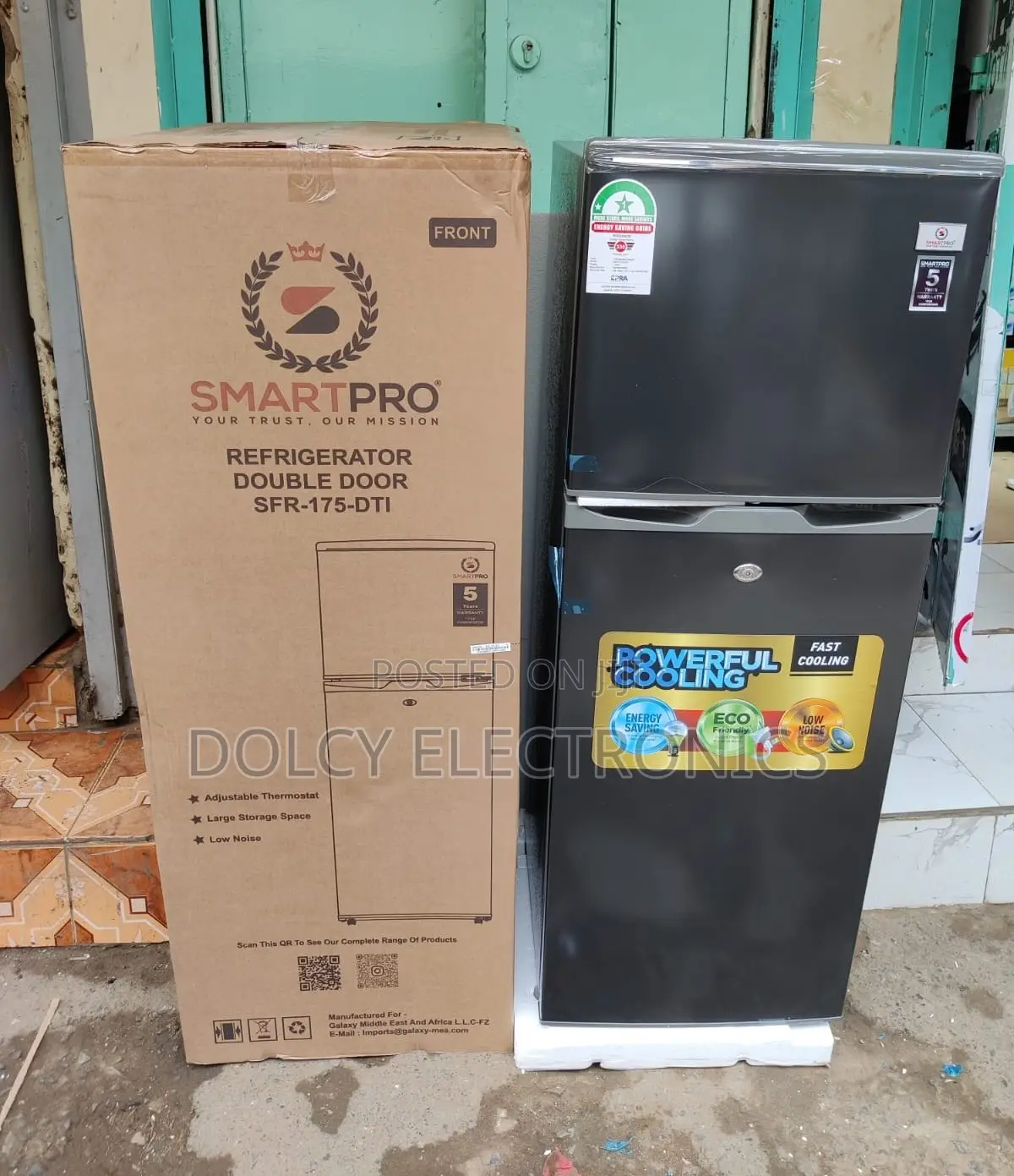 Smartpro Fridge 138l 2door SPR-175-Dti