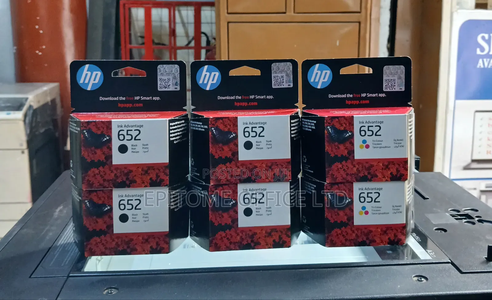 Tamper-Proof HP 652 Cartridges