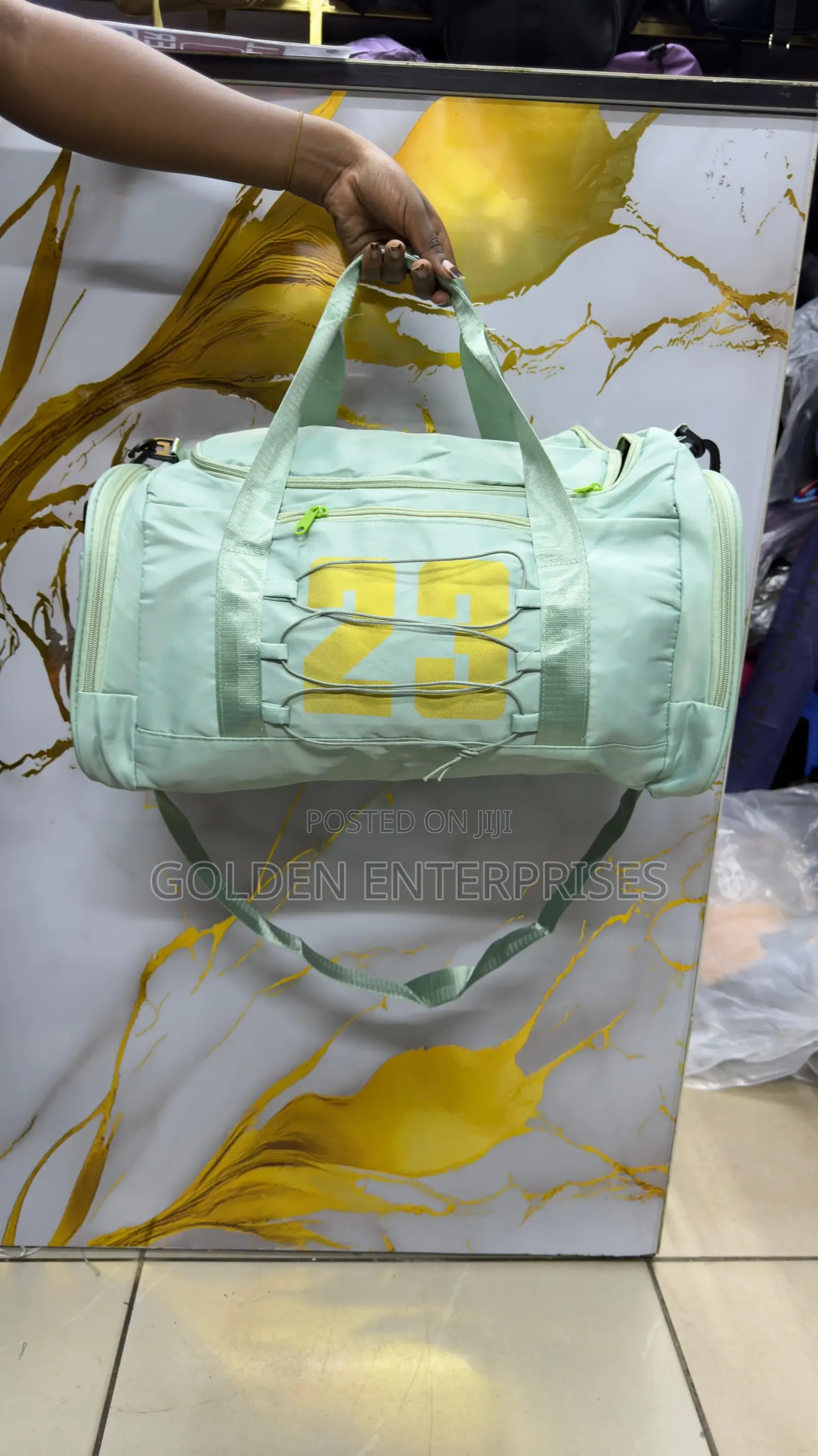 Green Sport 23 Duffle Gym Bag