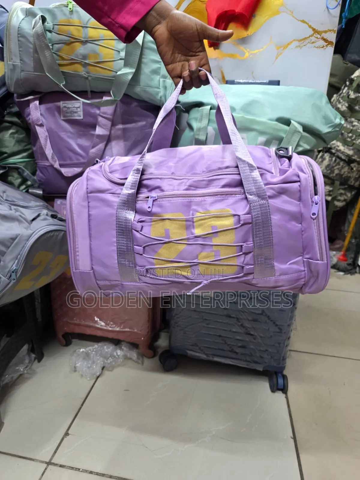 Purple Sport 23 Gym Duffle Bag