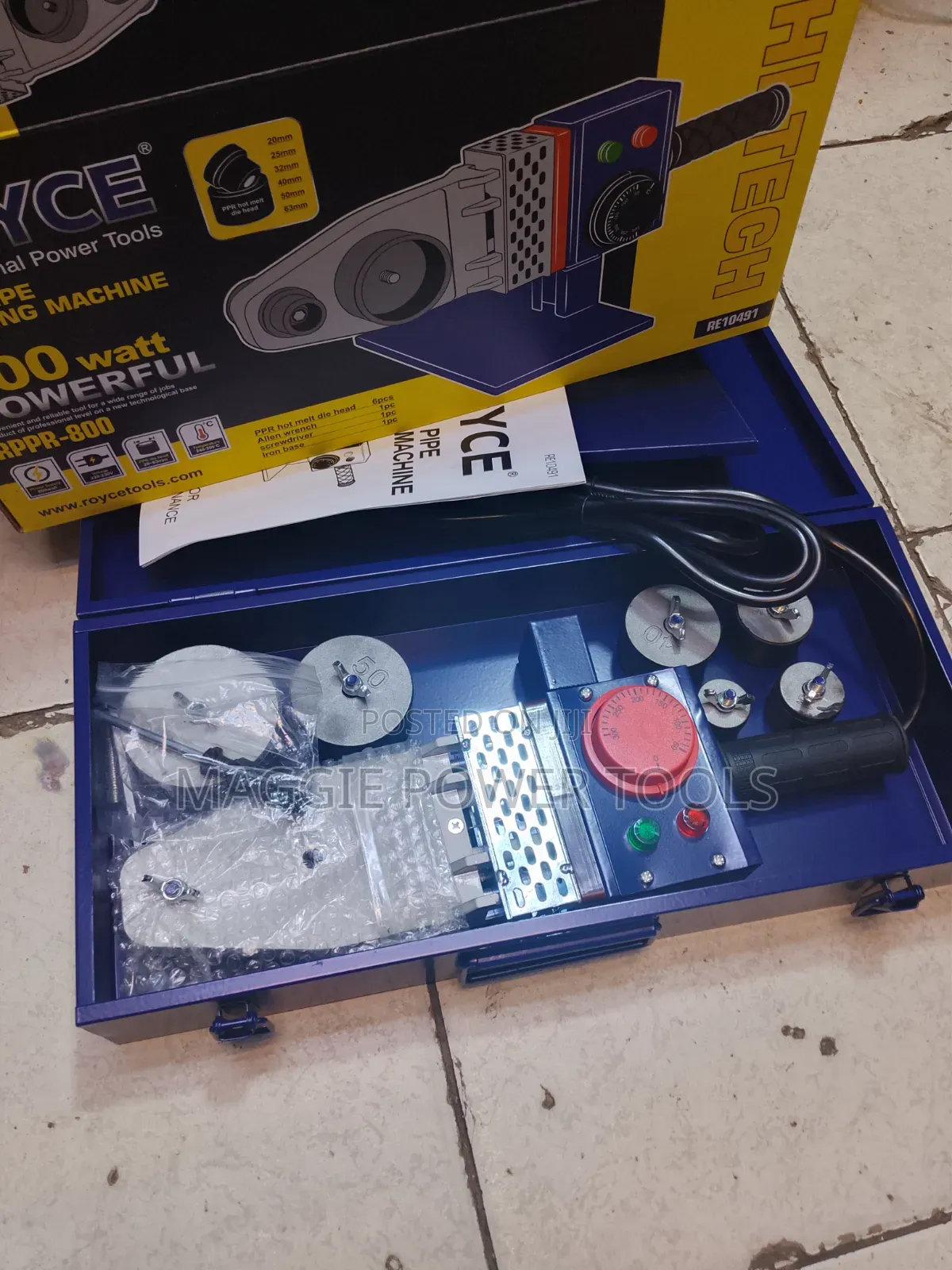 Heavy Duty Royce Electric PPR Machine/800w Royce Corded PPR Machine