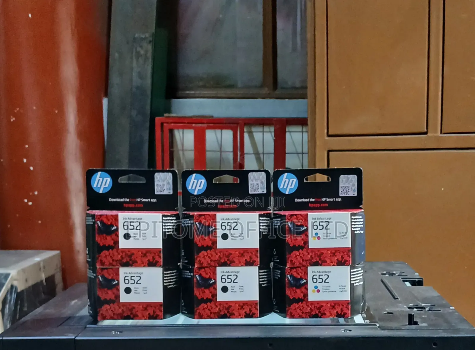 HP 652 Inks Cartridges