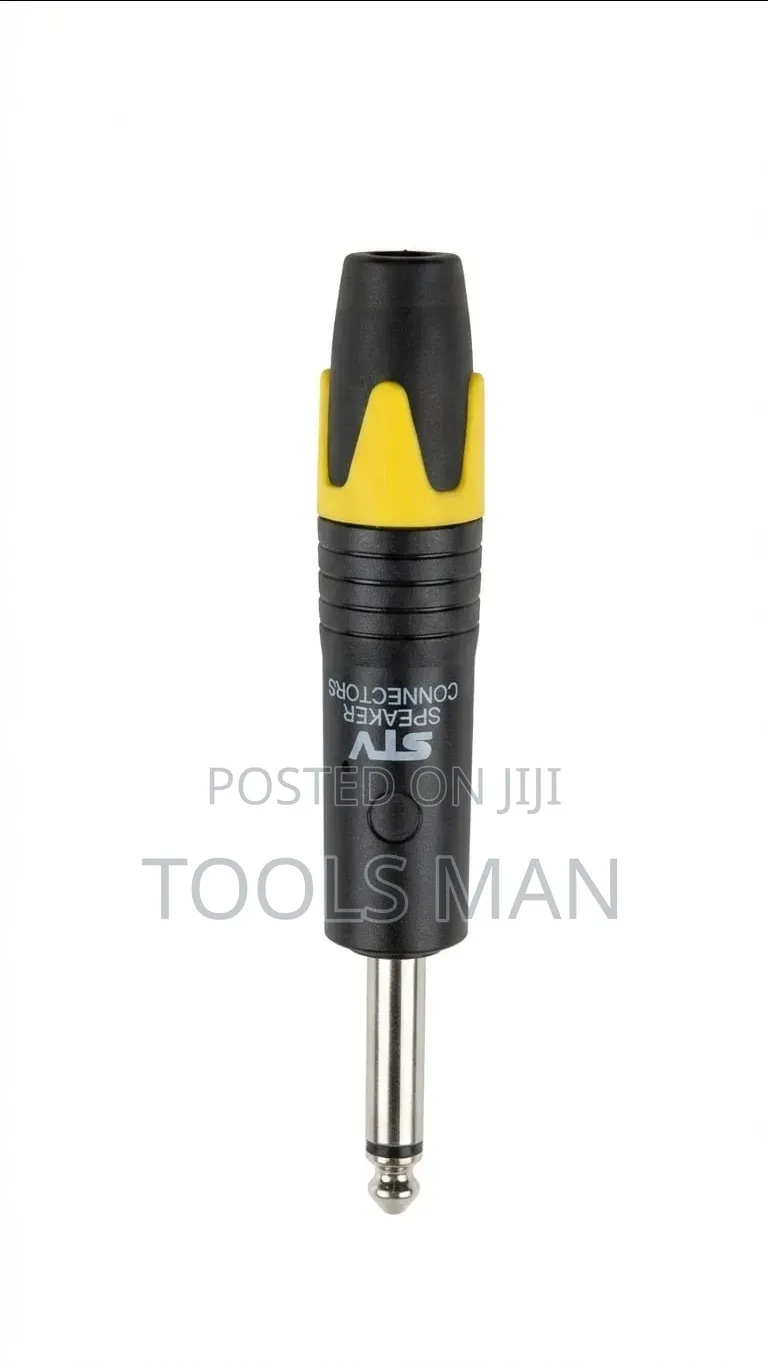 STV 6.35mm Mono Jack Audio Plug.