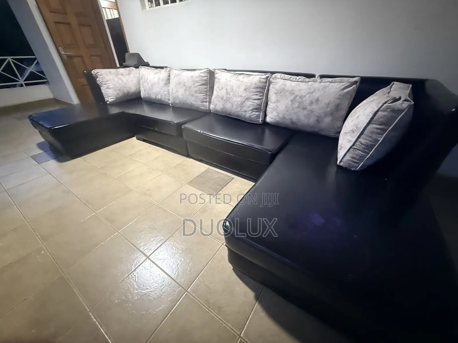 Leather Sofa Set