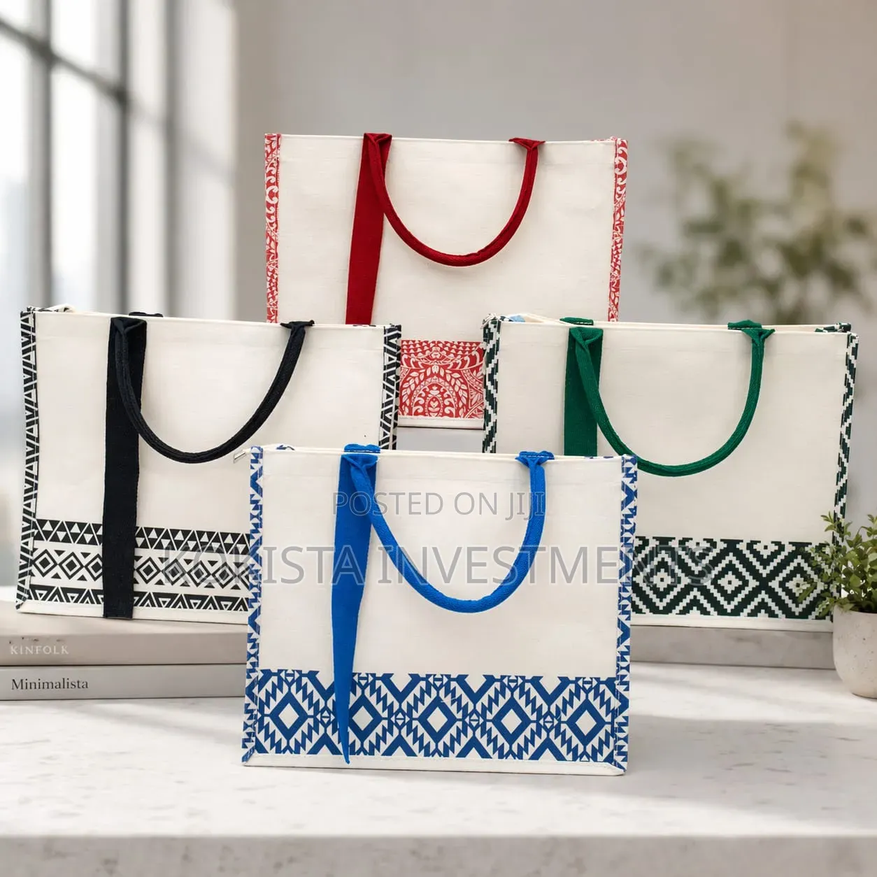 Jute Canvas A3 Bags