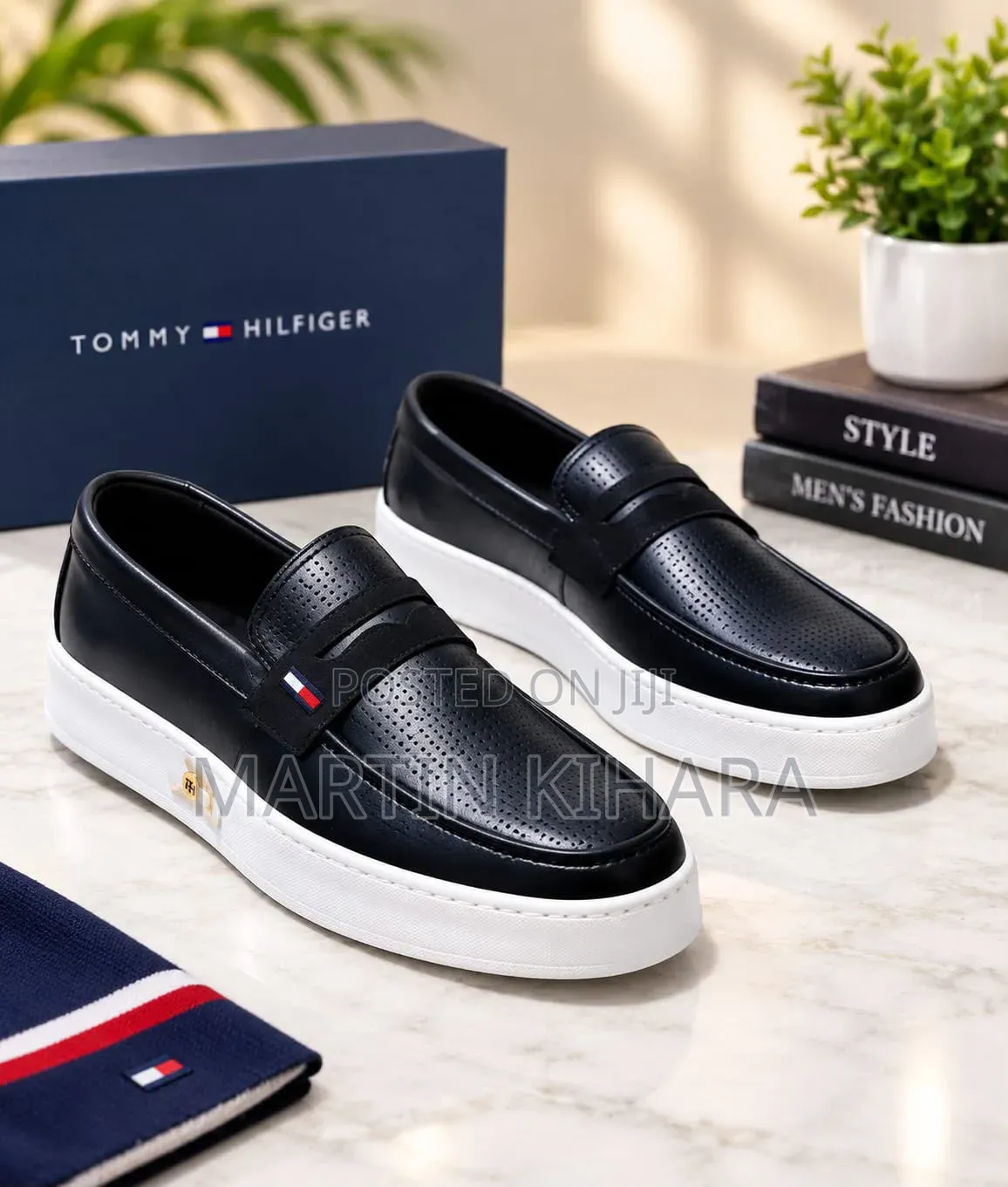 Tommy Hilfiger Laceless Shoes( Size 40-45)