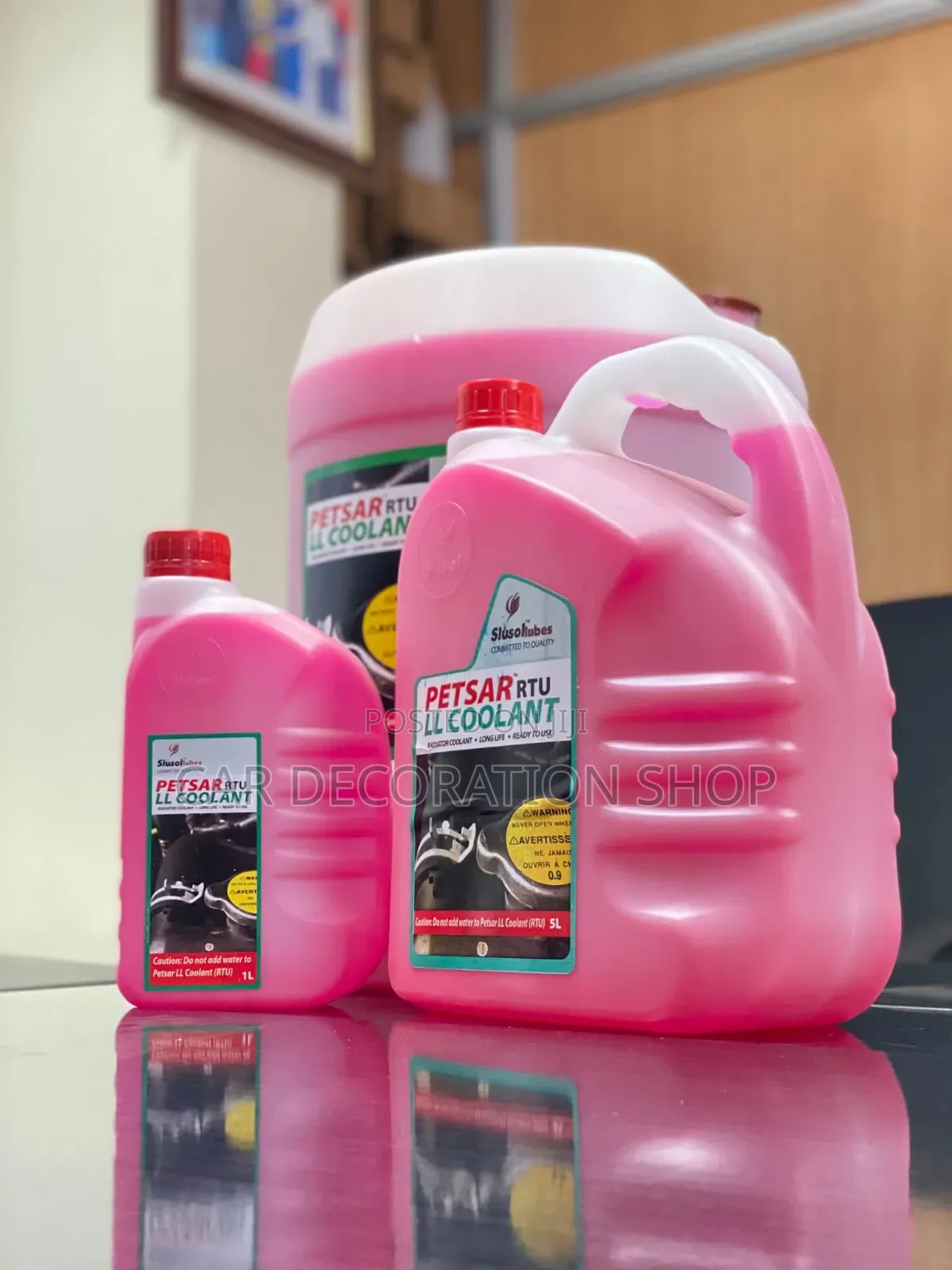 Pink 5litres ,20litres Long Life Coolant 1200-3800