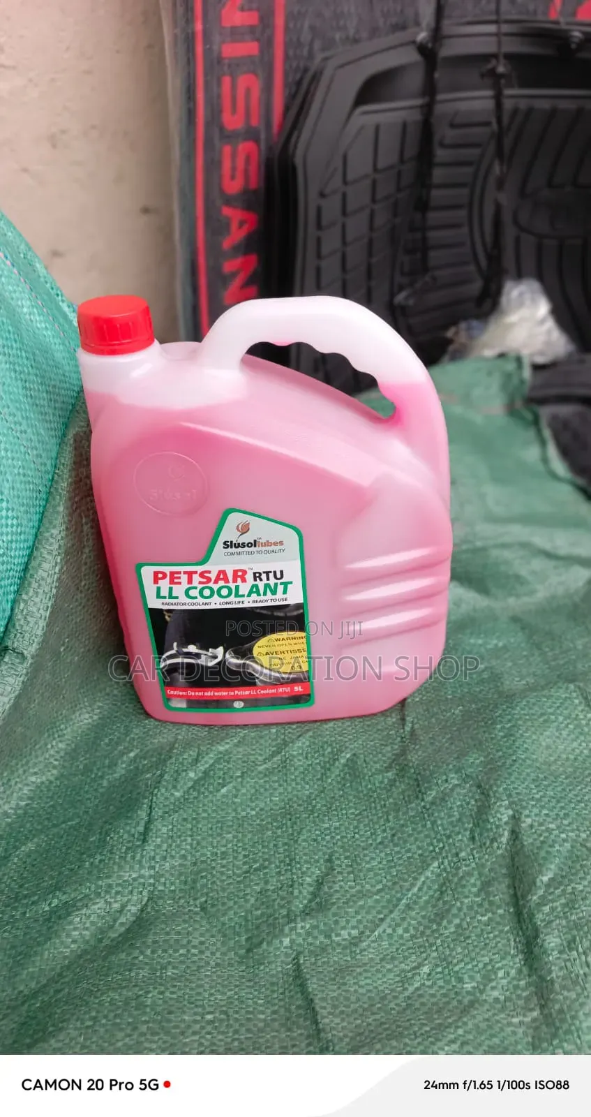 Pink 5L Pre-Dilluted RTU Coolant No Additional