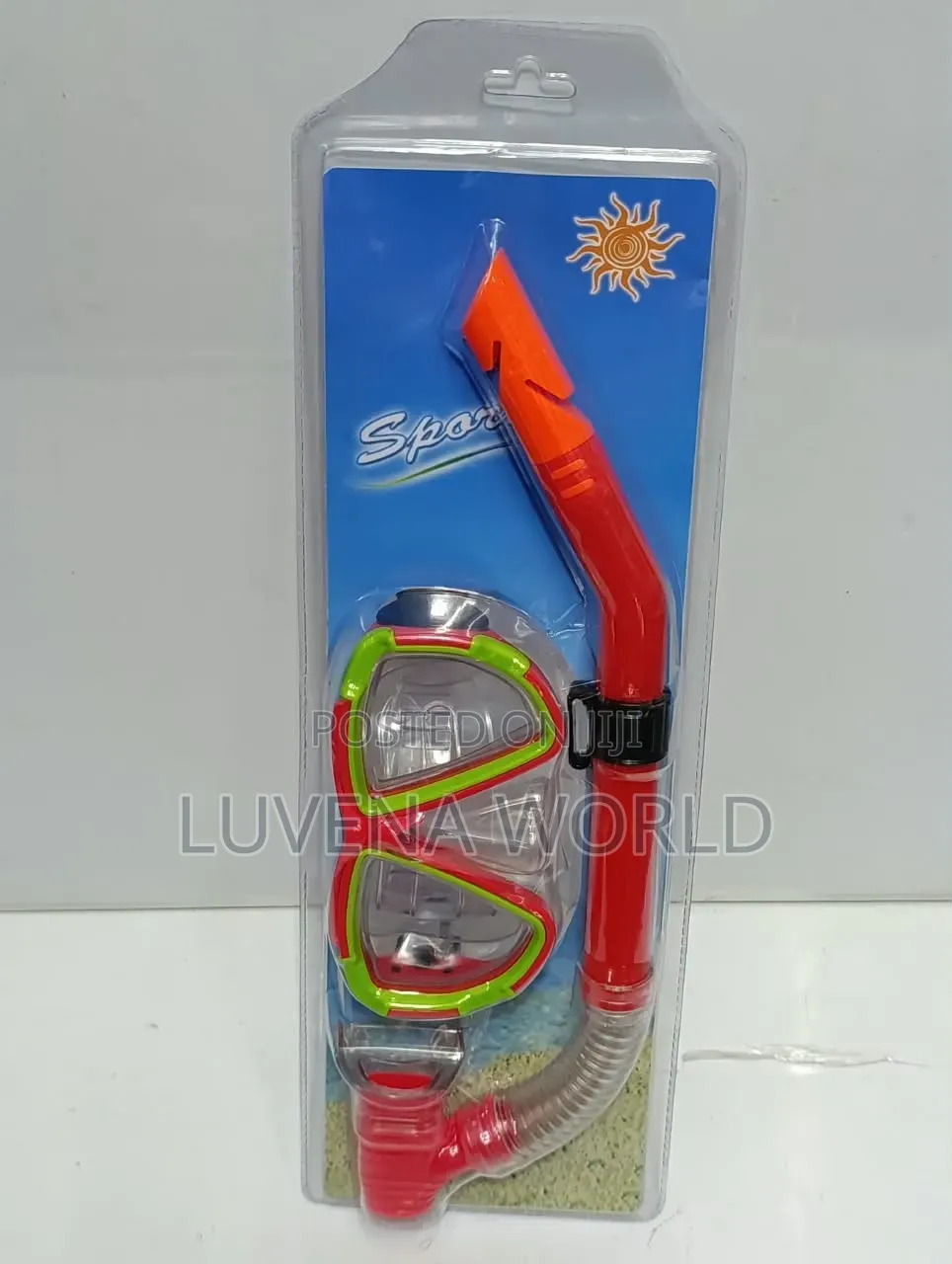 Red Swimming Snorkel